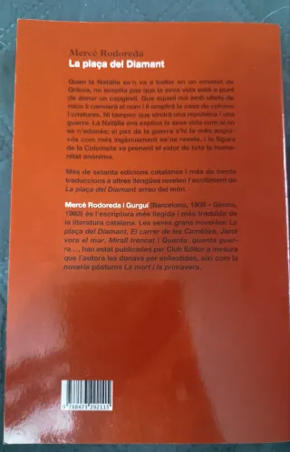 La plaça del Diamant (Club Editor Jove) (Catala...