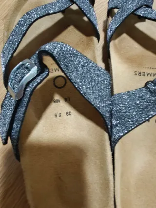 Sandalias Sommers Plata Talla 39