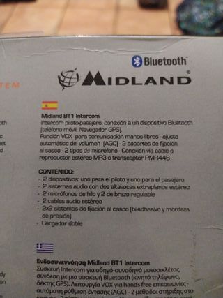 Midland BT1 Intercomunicador Moto
