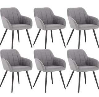 Conjunto de 6 sillas de comedor