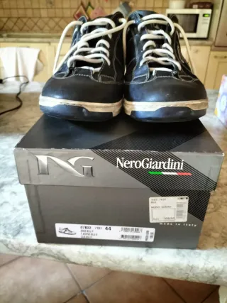 NeroGiardini Scarpe Uomo 44 Blu/Nero