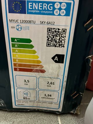 Aire acondicionado portátil Myuc (3000 frigorias)