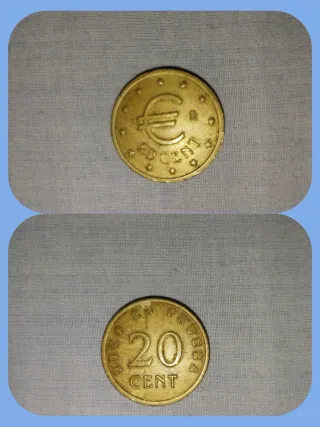 Moneda 20 céntimos € Prueba