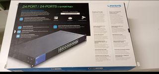Switch Gigabit Linksys 24 Puertos PoE+
