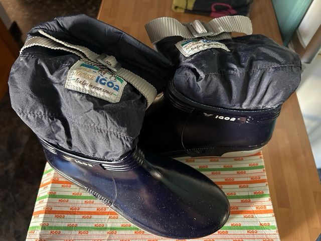 Botas de nieve Igor negras y multicolor