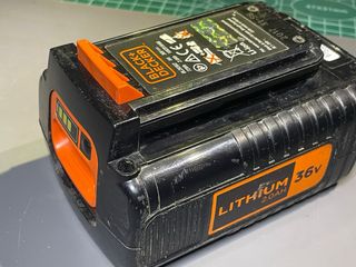 Batería Black+Decker 36V 1.8Ah, recuperada.