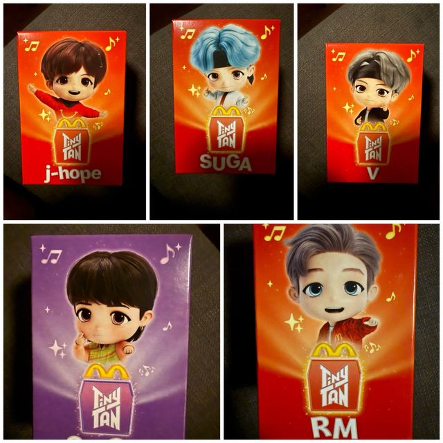 5 Figuras Tini Tan BTS