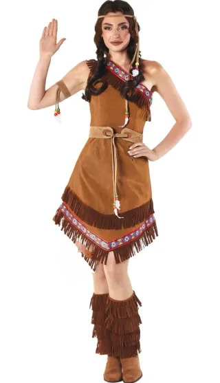 Costume da Indiana Halloween/Carnevale Taglia L