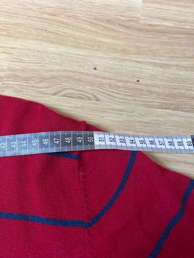 Jersey MC Rayas Rojas y Azules Talla XL