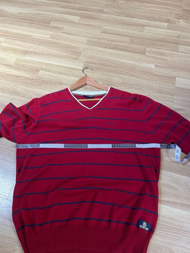 Jersey MC Rayas Rojas y Azules Talla XL