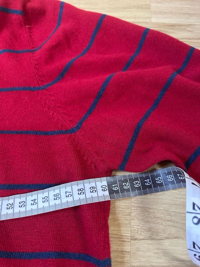 Jersey MC Rayas Rojas y Azules Talla XL