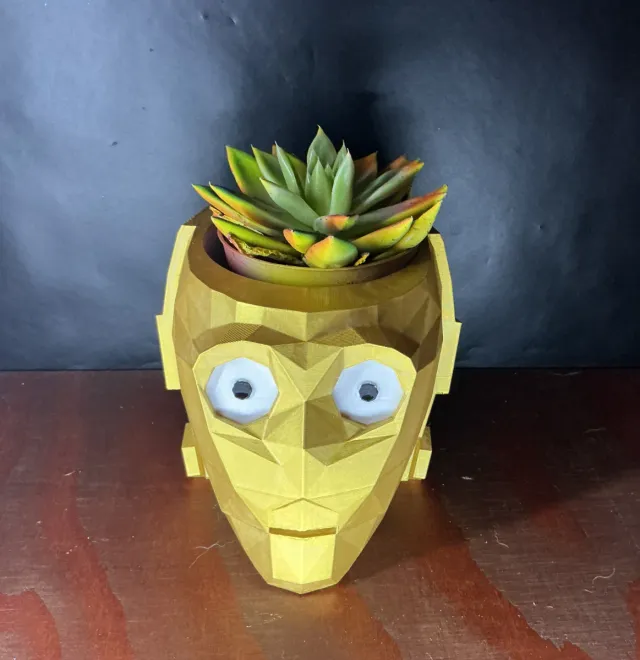 Maceta 3D - Star Wars - C3PO