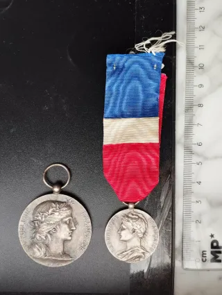Juego medallas civiles Francia.