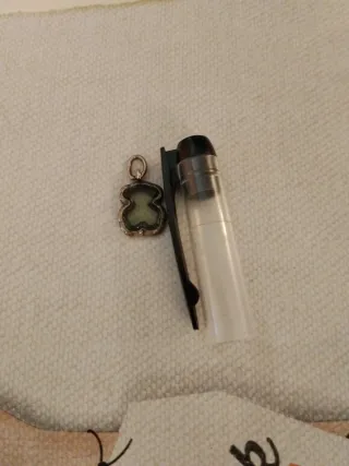 Colgante Oso Tous Verde y Plateado