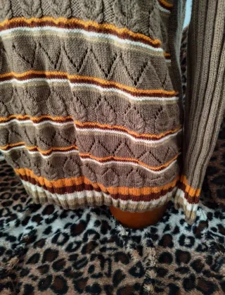 Jersey de punto vintage con rayas