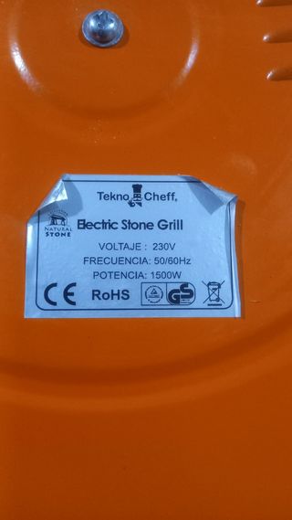 Grill Eléctrico Tekno Cheff