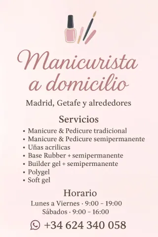 Manicurista a Domicilio
