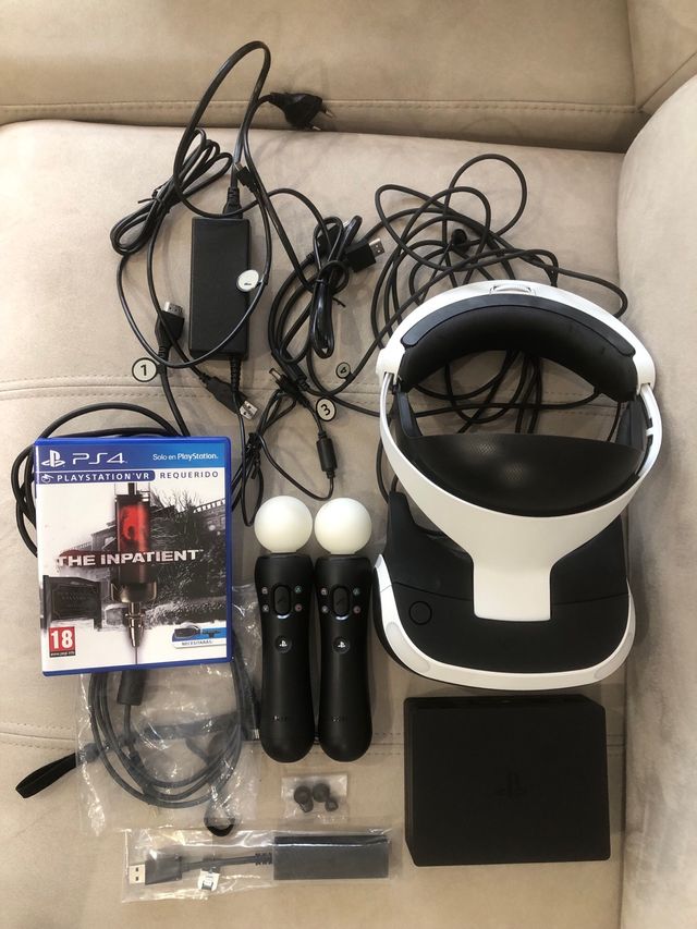 PS VR + camara, Mandos Move y Juego The Inpatient
