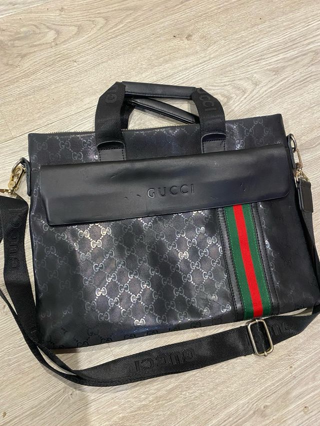 Bolso Gucci Negro Multicolor