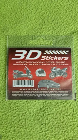 Adesivo 3D Palla da Biliardo 8