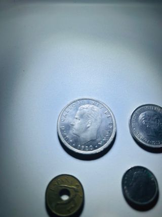 Lote de monedas antiguas pesetas