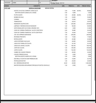 Motor RD28 - Para reparar