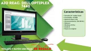 AIO Dell Optiplex 7440 Reac. + Teclado/Ratón