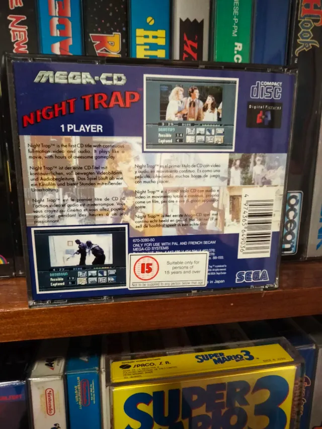 Night Trap Sega Mega CD