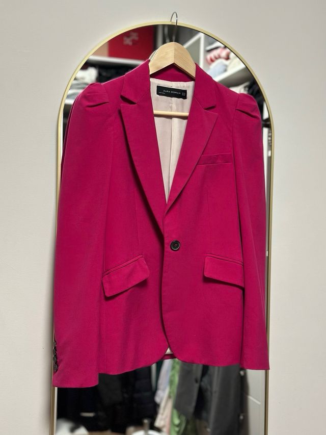 Zara blazer fucsia