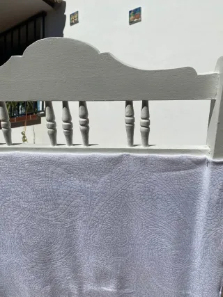 Mecedora restaurada tapizada