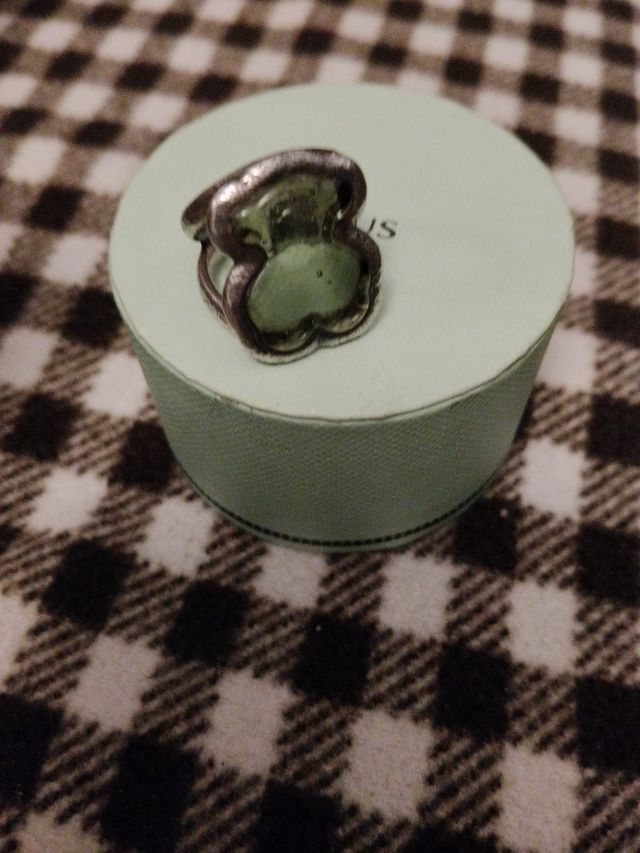 Anillo Tous Oso Verde