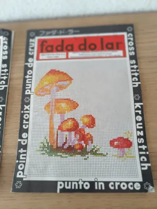 Duas antigas revistas de Ponto Cruz Fada do Lar