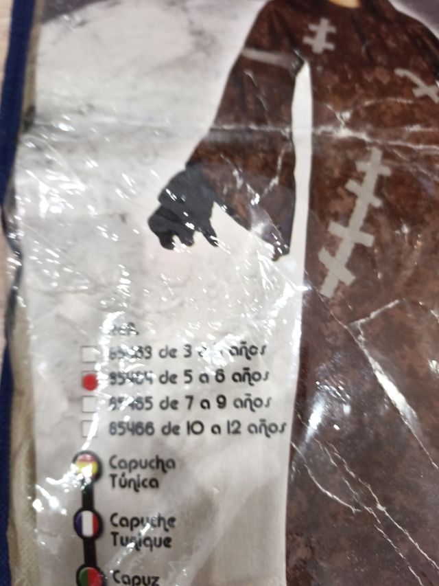 Disfraz Señor del mal Talla 5-6 años