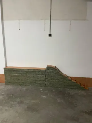 Suelo laminado madera color roble 50 m²