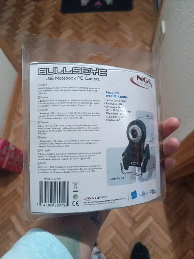 Cámara Web NGS Bullseye USB Notebook PC