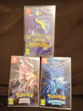 Juegos Nintendo Switch Pokémon Púrpura, Perla Relu