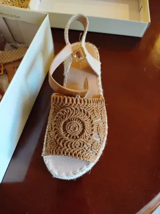 Zapatillas de esparto con cuña