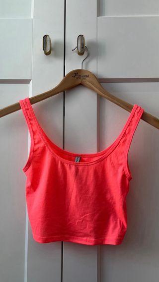 Top Stradivarius Rosa Talla S