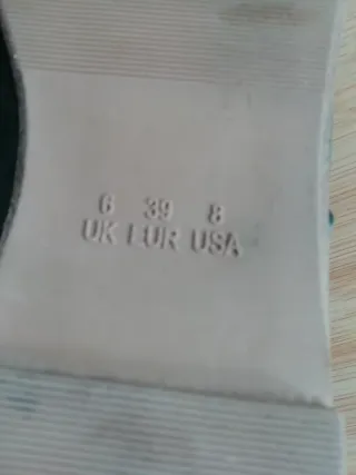 Zapatos planos verdes mujer