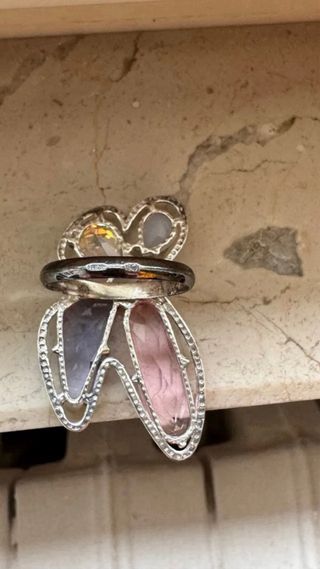 Anello Cristian Lay pietre colorate