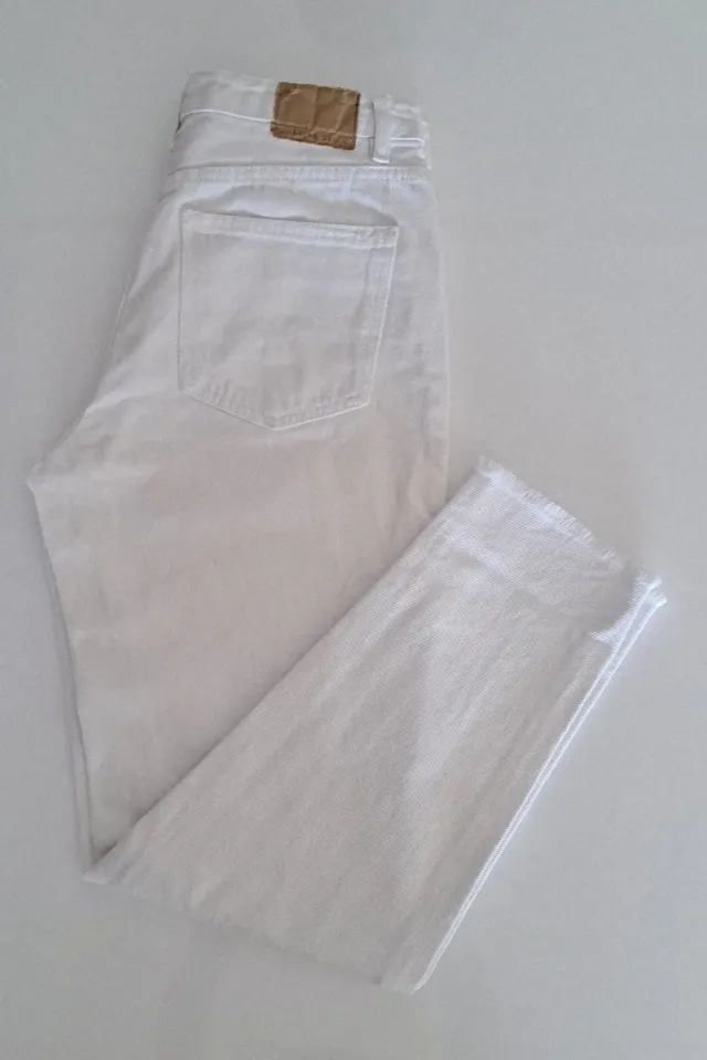 Mom Fit Jeans Blancos Pull&Bear