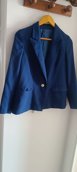 Chaqueta azul elegante