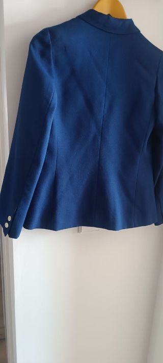Chaqueta azul elegante
