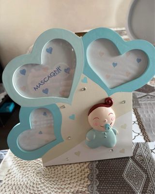 Portafoto Mascagni cuori bimbo