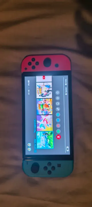 Nintendo Switch OLED + Zelda + Joy-Con Grip