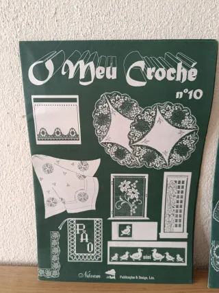 Duas Revistas muito antigas O Meu Croché
