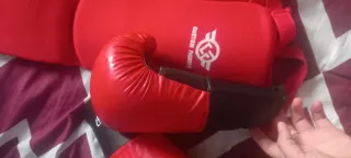 Guantes y espinilleras boxeo/MMA