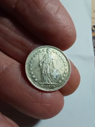 Moneda Helvetia Plata