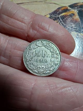 Moneda Helvetia Plata