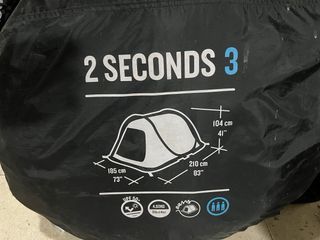 Tienda campaña Quechua 2 Seconds 3 personas
